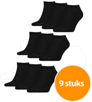 Calvin Klein Sokken Sneaker Heren Zwart 9-Pack-one size - One Size (40-46)