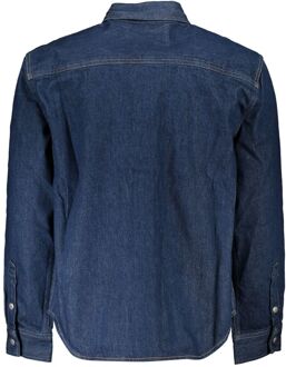 Calvin Klein Spijkerblouse Lange Mouwen J30j307336 - maat Middelblauw