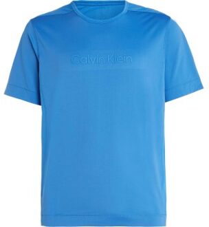Calvin Klein Sport Logo Gym T-Shirt Blauw,Zwart - Small,Medium,Large,X-Large