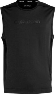 Calvin Klein Sport Logo Tank Top Zwart - Medium,Large,X-Large