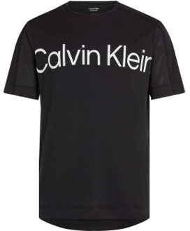 Calvin Klein Sport Pique Gym T-shirt Zwart,Groen - Small,Medium,Large,X-Large