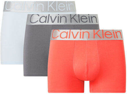 Calvin Klein Steel Cotton Boxershorts Calvin Klein , Multicolor , Heren - S