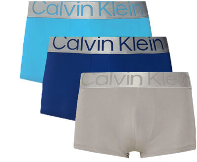 Calvin Klein Steel short microfiber 3-pack blue
