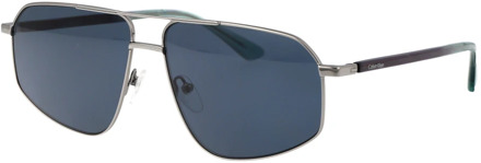 Calvin Klein Stijlvolle Ck23126S zonnebril voor de zomer Calvin Klein , Gray , Unisex - 59 MM