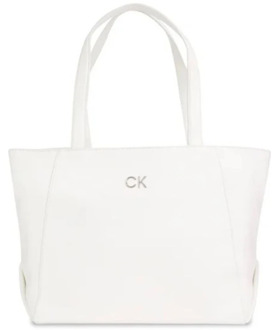 Calvin Klein Stijlvolle Daily Shopper Tas Calvin Klein , White , Dames - ONE Size