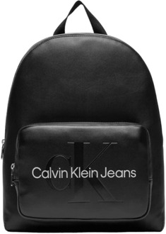 Calvin Klein Stijlvolle Rugzak Calvin Klein , Black , Heren - ONE Size