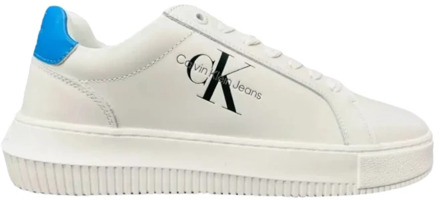 Calvin Klein Stijlvolle Sneakers voor Mannen en Vrouwen Calvin Klein , White , Heren - 41 Eu,43 Eu,42 Eu,40 Eu,45 Eu,44 EU