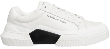 Calvin Klein Stijlvolle Sneakers voor Mannen en Vrouwen Calvin Klein , White , Heren - 42 Eu,45 Eu,41 Eu,40 Eu,44 EU