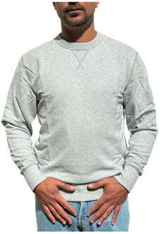 Calvin Klein Stijlvolle Sweatshirt voor Mannen Calvin Klein , Gray , Heren - Xl,L,M,S,Xs