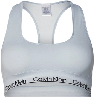 Calvin Klein Stretch BH - Model: BH - Materiaal: 83% Lyocell, 15% Polyamide, 2% Elastaan - Verzorging: Machinewas - Logo: Ingebed - Kleuren: Blauw Calvin Klein , Blue , Dames - S,Xs