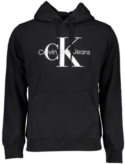 Calvin Klein Sudadera core monogram hoodie Calvin Klein , Zwart , Heren - Xl,M