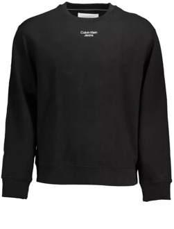 Calvin Klein Sweater met logo Zwart