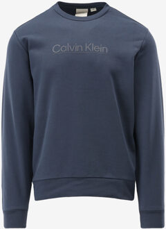 Calvin Klein Sweater RAISED LINE LOGO SWE donker blauw - XL
