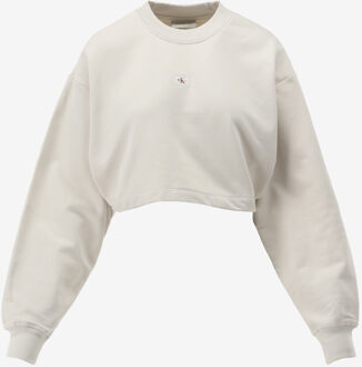 Calvin Klein Sweater WOVEN ecru - S;M
