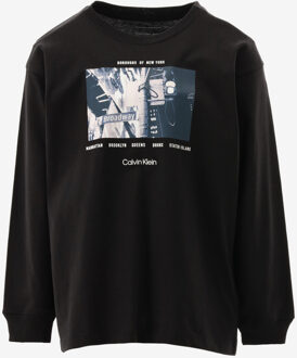 Calvin Klein T-shirt CITY PHOTO GRAPHIC T zwart - 140/10J;152/12J;164/14J;176/16J;128/8J