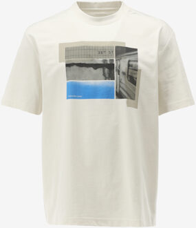 Calvin Klein T-shirt CITY POSTER STREET T ecru - S;M;L