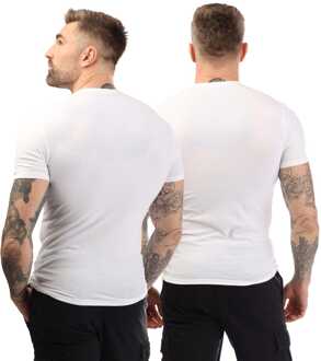Calvin Klein T-shirt CK One 2-pack wit - S