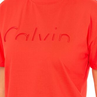 Calvin Klein T-shirt met korte mouwen Rood