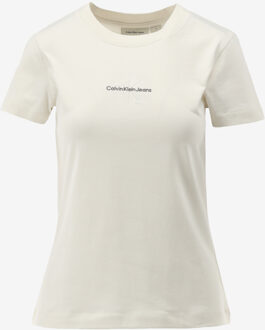 Calvin Klein T-shirt MONOLOGO SLIM TEE ecru - XS;M