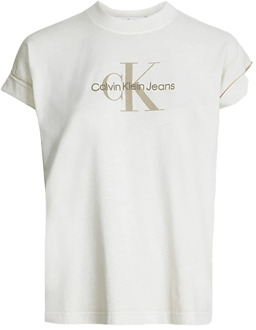 Calvin Klein t-shirts beige Calvin Klein , Beige , Dames - XS