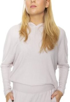 Calvin Klein Textured Jersey Hoodie Lila - X-Small,Small