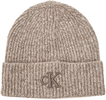 Calvin Klein Thick Embroidery Beanie Dames - 1 SIZE