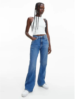 Calvin Klein Trendy Wide Leg Jeans Calvin Klein , Blue , Dames - W25