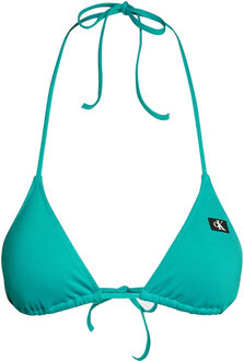 Calvin Klein Triangle Bikini Top dames L/40 Blauw