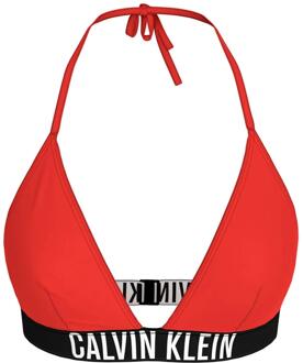 Calvin Klein Triangle RP Bikini Top dames M/38 Rood