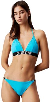 Calvin Klein Triangle RP Bikini Top dames XL/42 Blauw