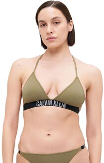 Calvin Klein Triangle RP Bikini Top dames XL/42 Groen
