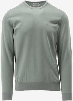 Calvin Klein Trui COTTON SILK BLEND CN, PFF khaki - L