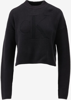 Calvin Klein Trui LOGO INTARSIA REGULA, BEH zwart - XS;S;M