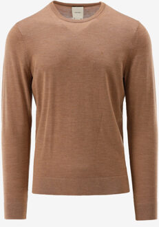 Calvin Klein Trui MERINO RWS CREW NECK bruin - M;XL;XXL;L