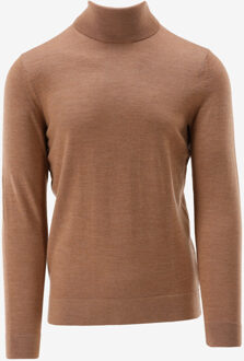 Calvin Klein Trui MERINO RWS TURTLE NE bruin - M;XL;XXL;L