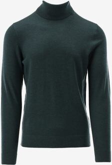 Calvin Klein Trui MERINO RWS TURTLE NE groen - S;M;XL;XXL;L