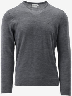 Calvin Klein Trui SUPERIOR WOOL CREW N grijs - S;M;XL;XXL;L