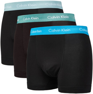 Calvin Klein Trunk 3 Pack - Unisex Ondergoed Blue - XL