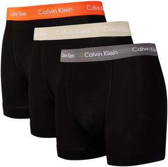 Calvin Klein Trunk 3 Pack - Unisex Ondergoed Red - L