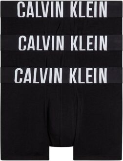 Calvin Klein Trunk Boxershorts Heren (3-pack) zwart - wit - S