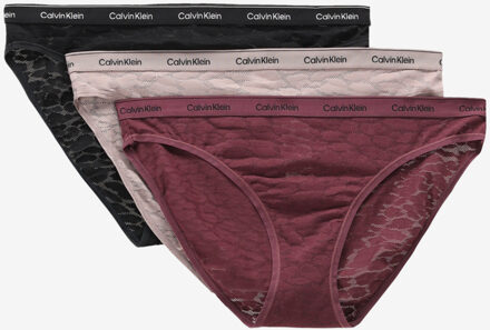 Calvin Klein Underwear BIKINI 3PK, PZ3 bordeaux - XS;S;XL;L