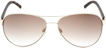 Calvin Klein Unisex zonnebril met kleurverloop voor volwassenen (Goud/Bruin) - One Size