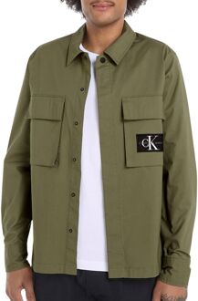 Calvin Klein Utility Overhemd Heren groen - L