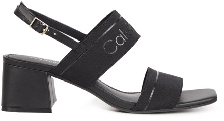 Calvin Klein Verhoog je stijl met hoge hak sandalen Calvin Klein , Black , Dames - 36 Eu,38 EU