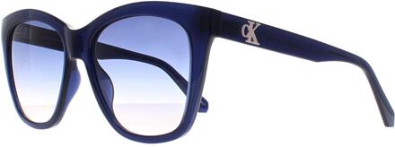 Calvin Klein Vierkant Dames Blauw Kleurverloop CKJ22608S - One Size