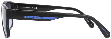 Calvin Klein Vierkante zonnebril heren (Zwart/Violet)