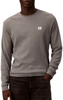 Calvin Klein Waffle Badge Sweater Heren - M
