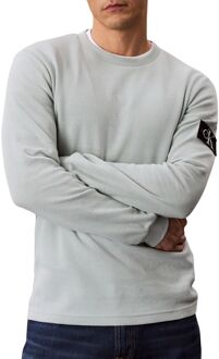 Calvin Klein Waffle Badge Sweater Heren - M