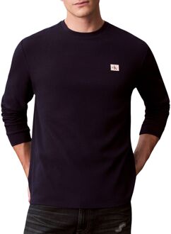 Calvin Klein Waffle Badge Sweater Heren - XXL