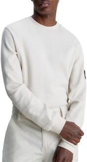Calvin Klein Waffle Longsleeve Shirt Heren beige - M